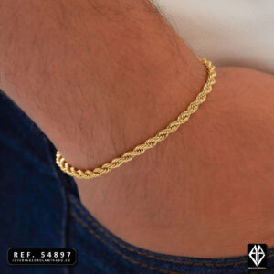 Pulsera Lazo de 3 mm de ancho y 19 cms de largo