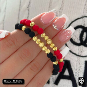 Pulsera exclusivas balines italiano 5 mm con centro 6 mm
