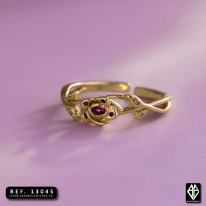Anillo Rose Crown Ajustable