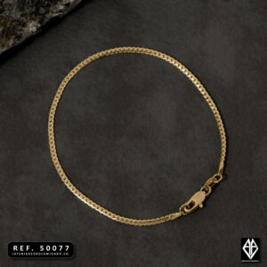 Pulsera Serpiente Plana Finita de 20 cms
